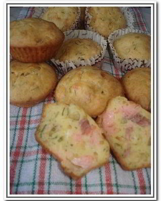 Маффины с форелью