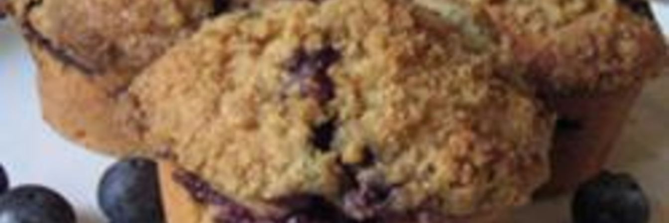 Маффины с голубикой