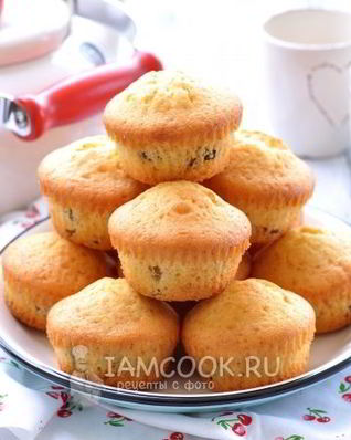 Маффины с изюмом