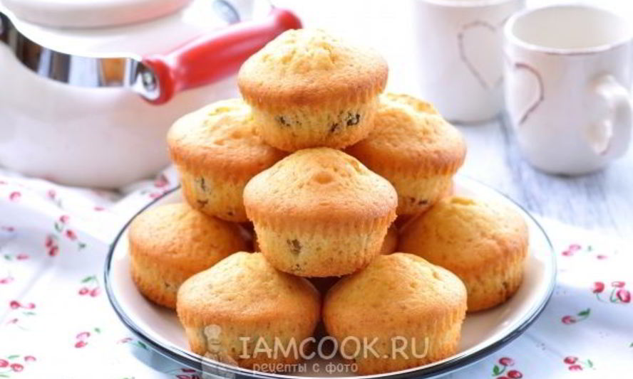 Рецепт маффинов с изюмом