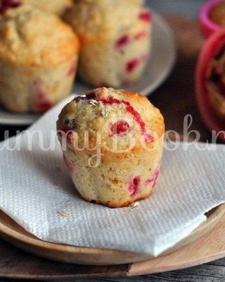 Маффины с клюквой