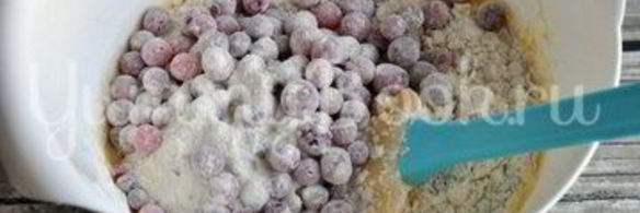 маффины с клюквой