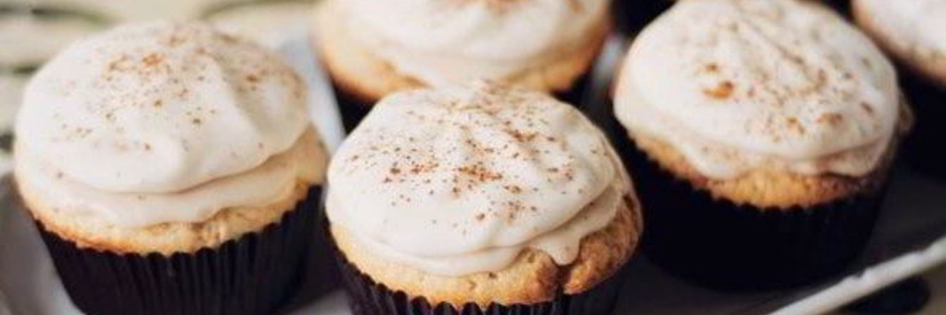 Маффины с корицей и кофейной глазурью