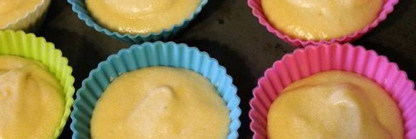 маффины с лимонным курдом и меренгой