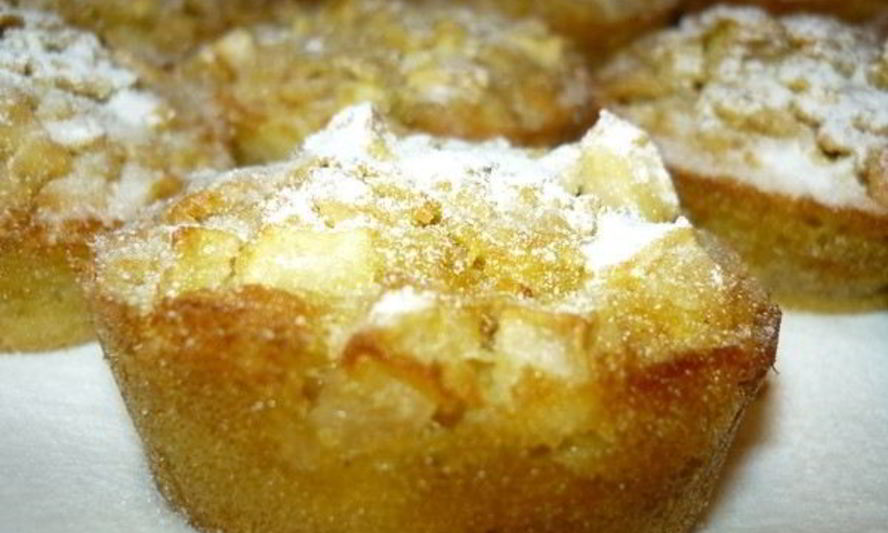 Рецепт маффинов с овсянкой и яблоками