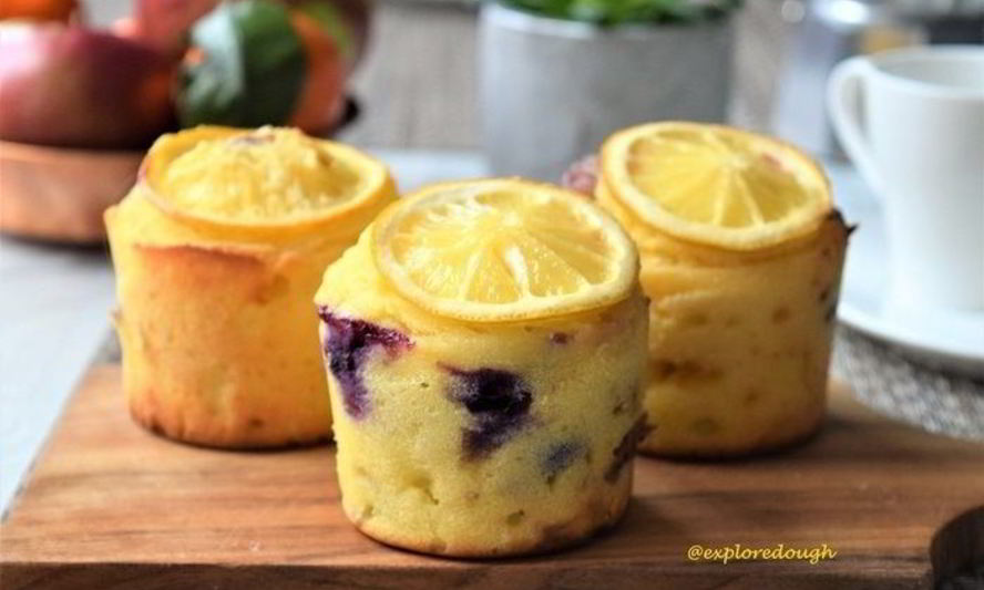 Рецепт маффинов с рикоттой и голубикой