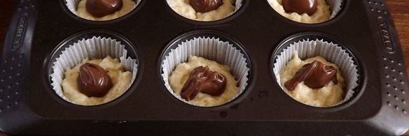 маффины с шоколадом