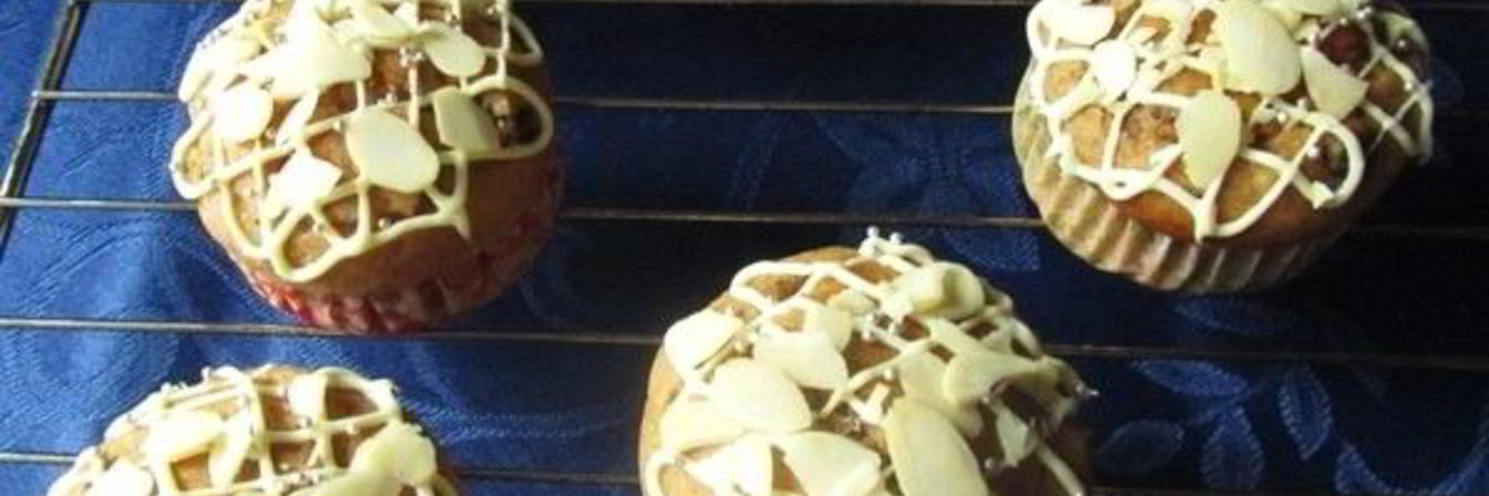 Маффины с сушеной клюквой