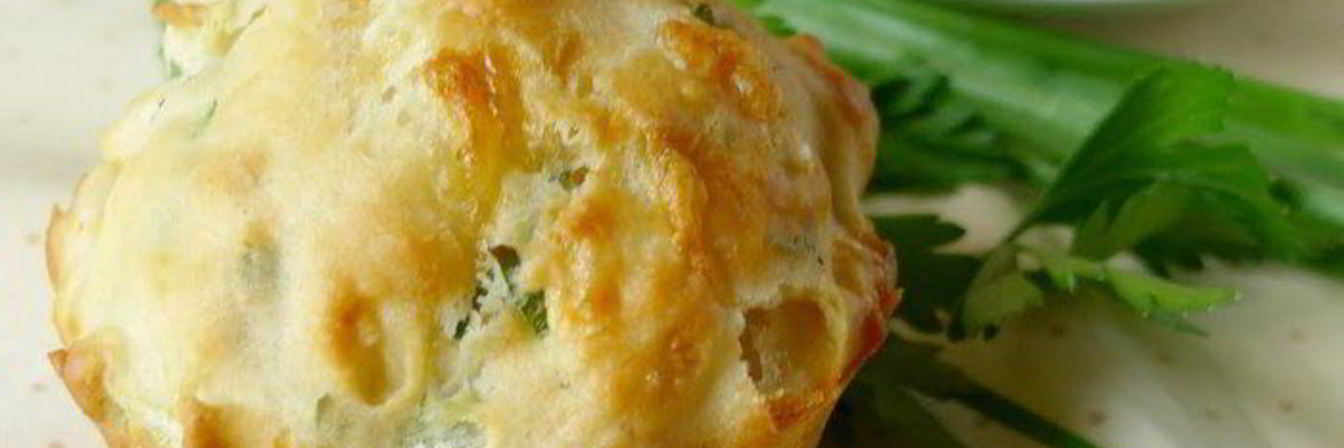Маффины с сыром и зеленью
