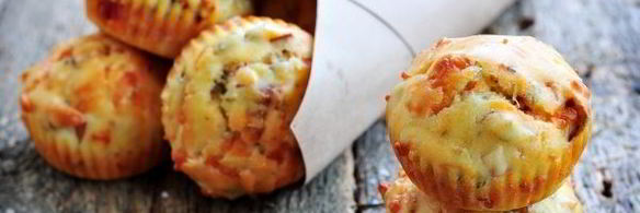 маффины с ветчиной и сыром