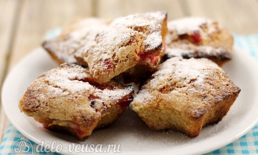 Рецепт маффинов с ягодами