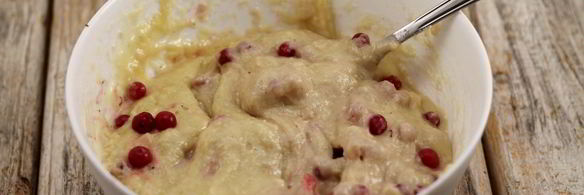 маффины с ягодами