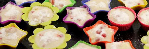 маффины с ягодами