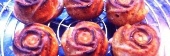 маффины со сливами