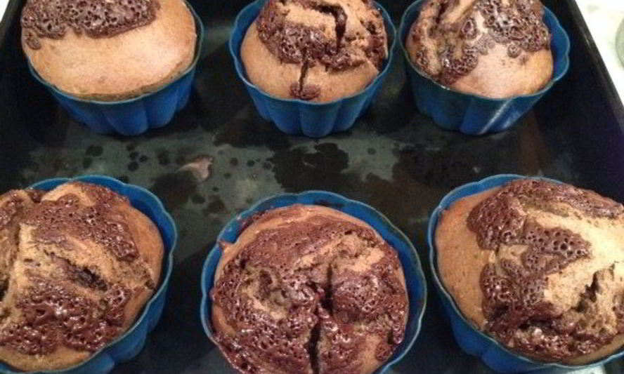 Рецепт ржаных маффинов с шоколадом