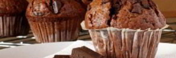 шоколадные маффины с шоколадной крошкой