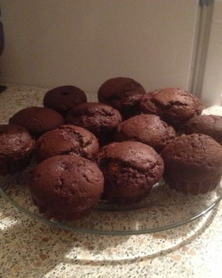 Шоколадные мини-маффины