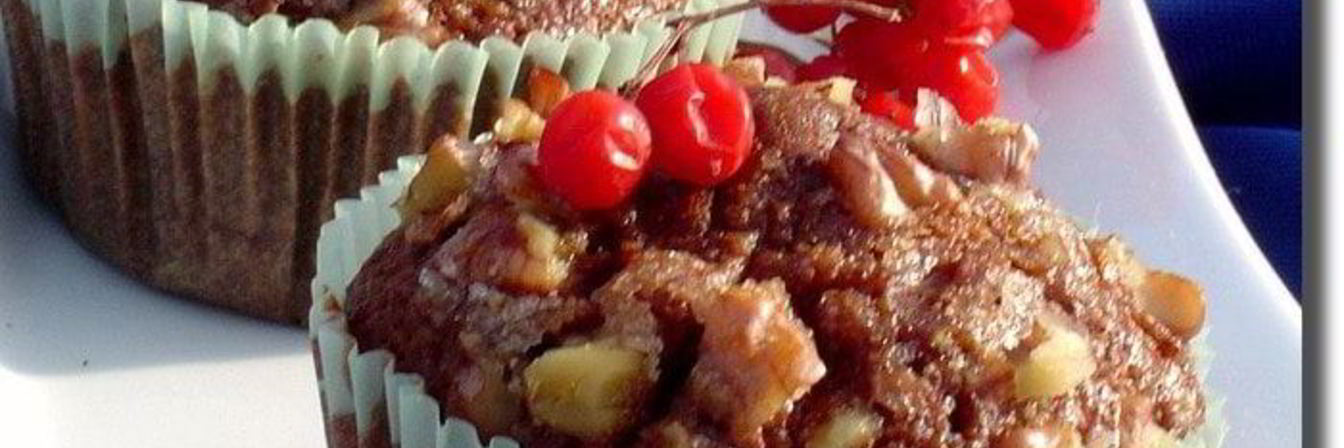 Тыквенные маффины с грецкими орехами и корицей