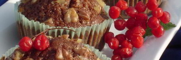 тыквенные маффины с грецкими орехами и корицей