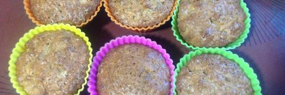 яблочные маффины с орехами