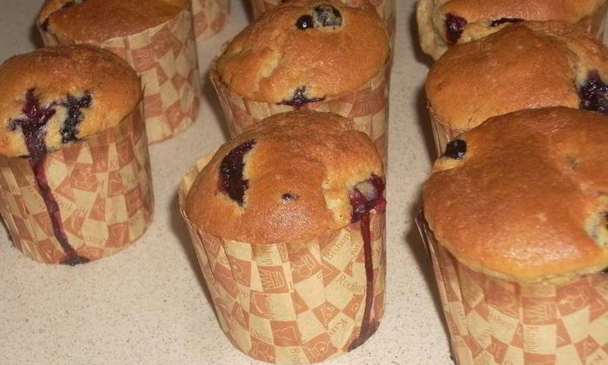 Рецепт ягодных маффинов