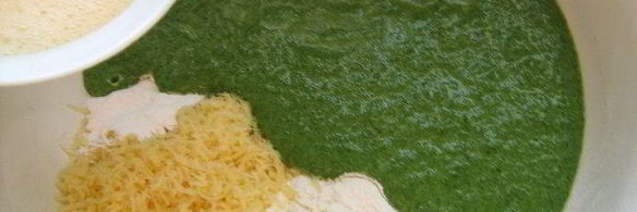 закусочные зеленые маффины со шпинатом и сыром