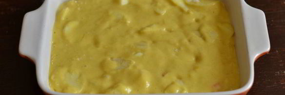 манник с яблоками