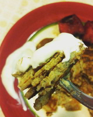 Бананово-гречневые оладьи