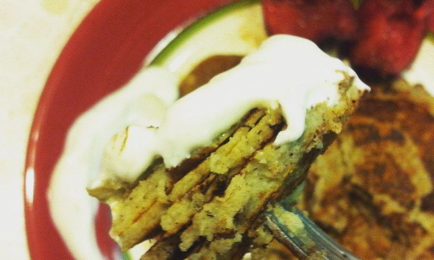 Рецепт бананова-гречневых оладьи