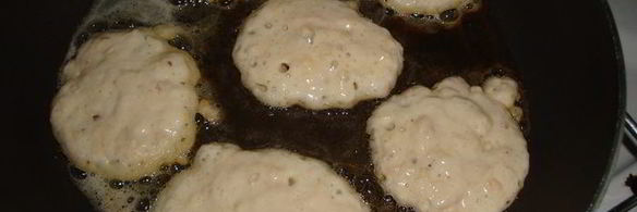 банановые оладушки с шоколадом