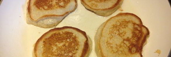 банановые оладьи на ржаной муке