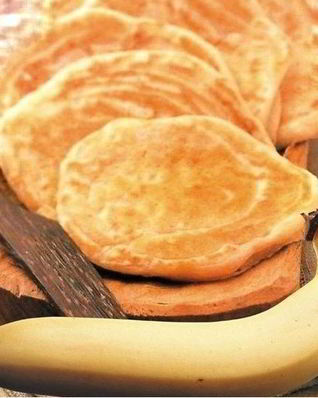 Банановые оладьи с овсянкой