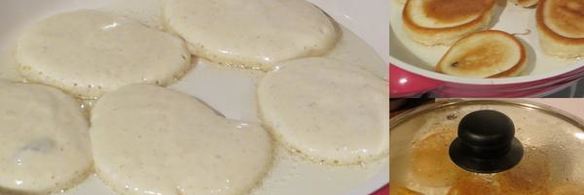 быстрые оладьи с вяленой вишней