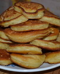 Оладьи с яблоками