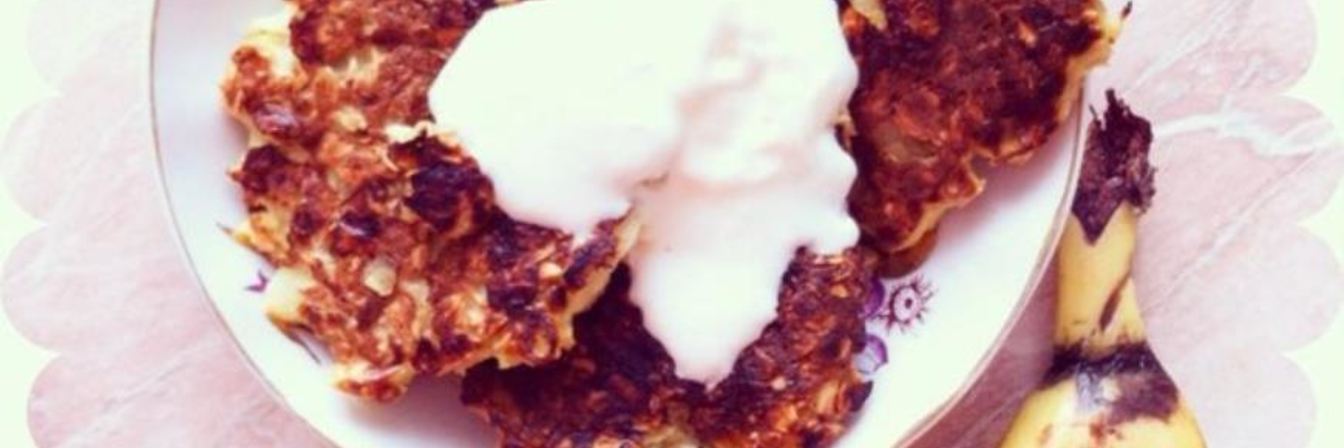 Диетические овсяные оладьи