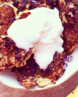 Диетические овсяные оладьи