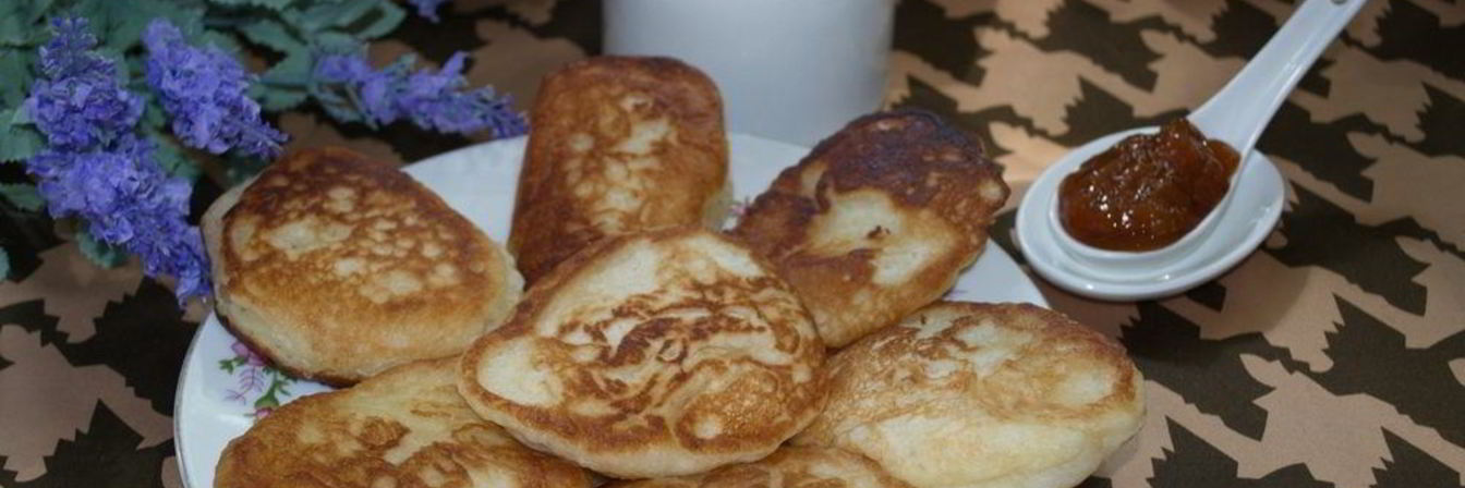 Дрожжевые оладьи постные