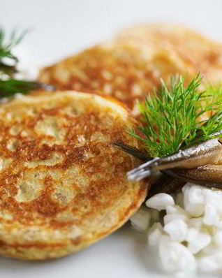 Гречишно-картофельные оладьи с гречневыми хлопьями Nordic