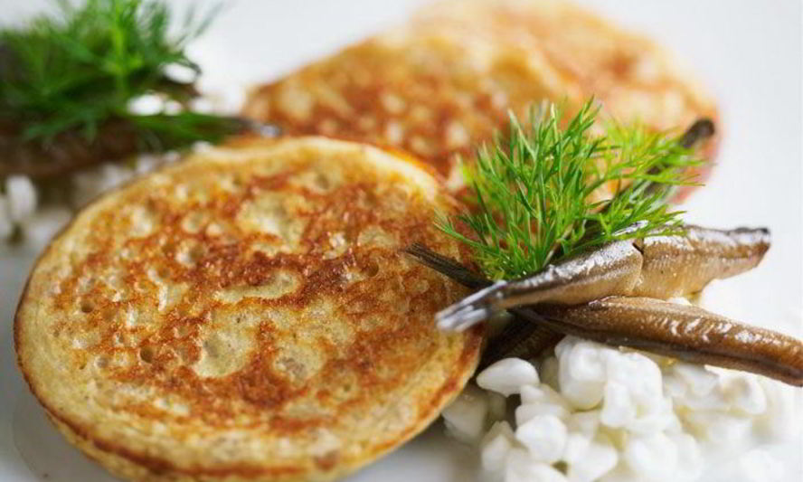 Рецепт гречишна-картофельных оладьи с гречневыми хлопьями nordic