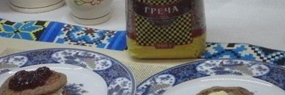 гречневые оладьи с творожным сыром