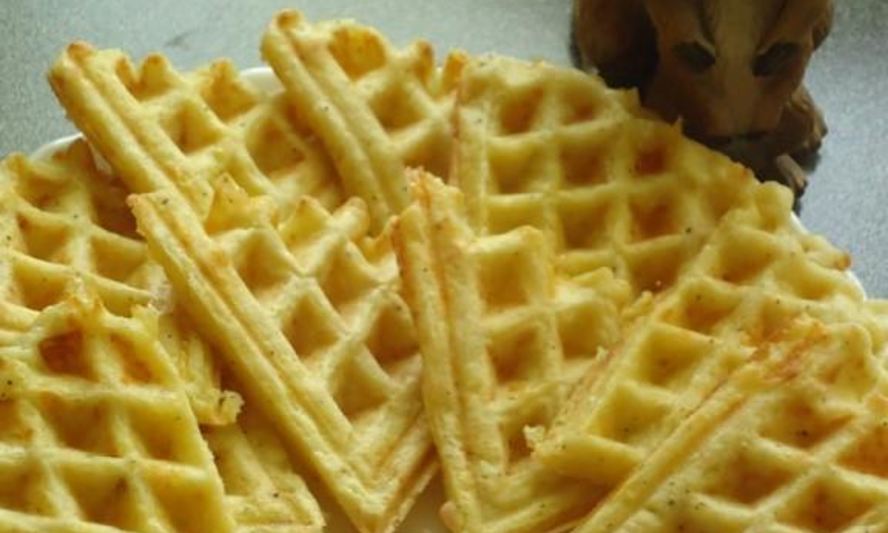 Рецепт кабачкова-сырных оладушки в вафельнице