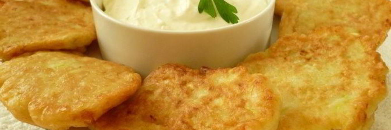 Кабачковые оладушки на кефире