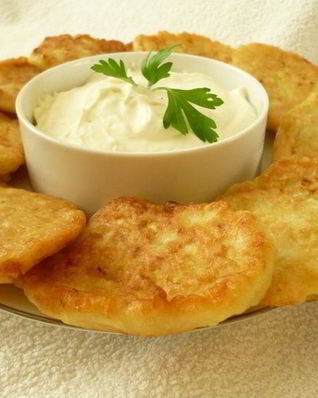 Кабачковые оладушки на кефире