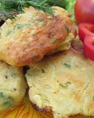 Кабачковые оладьи без яиц