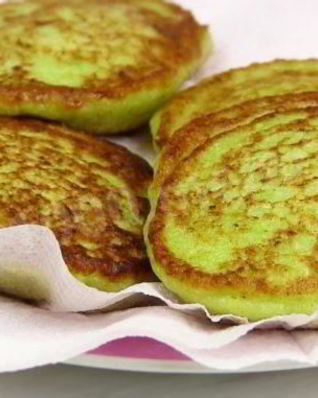 Кабачковые оладьи с фаршем внутри