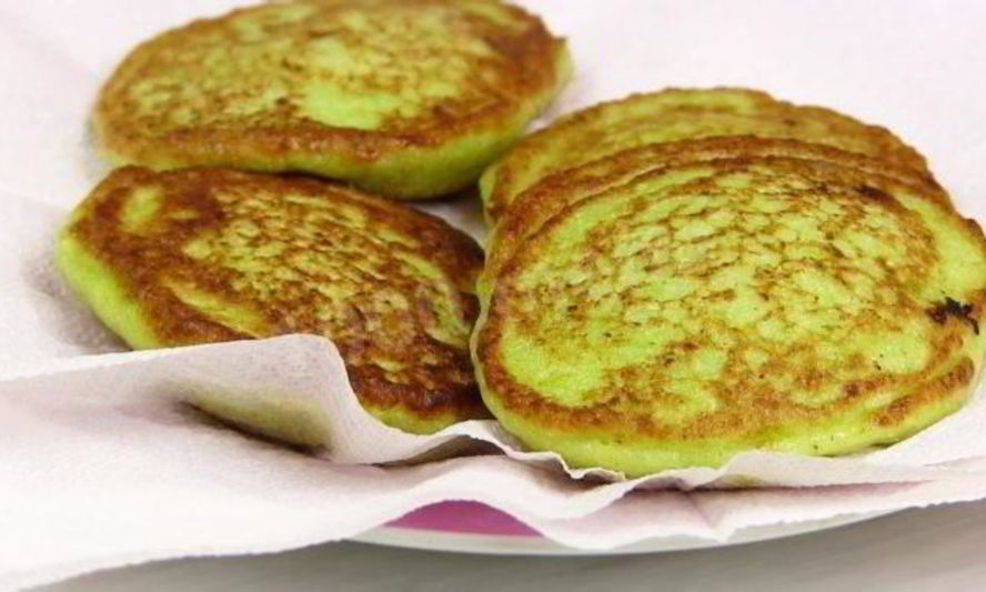 Рецепт кабачковых оладий с фаршем внутри