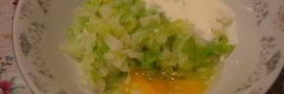 капустные оладьи на кефире