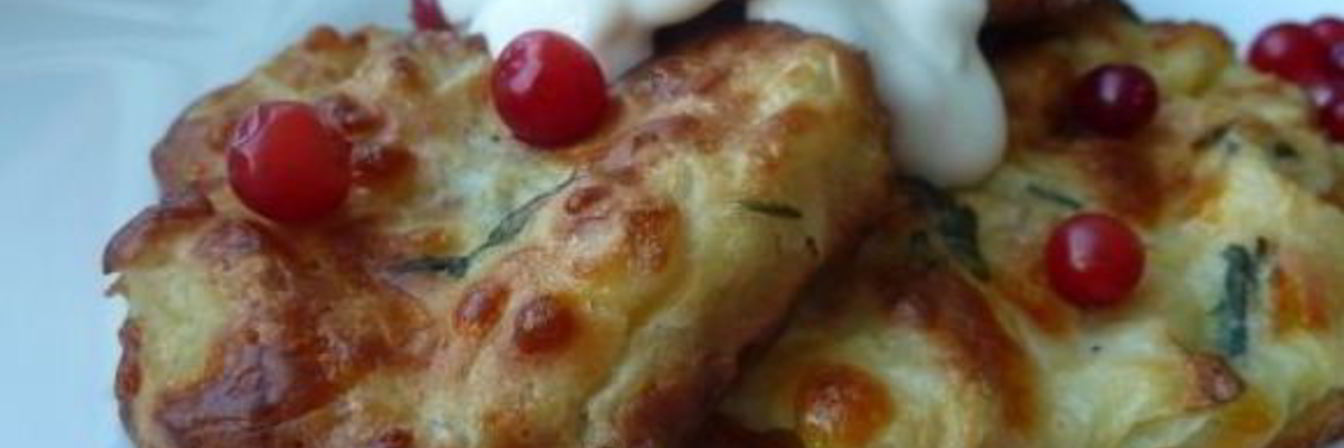 Капустные оладьи в духовке