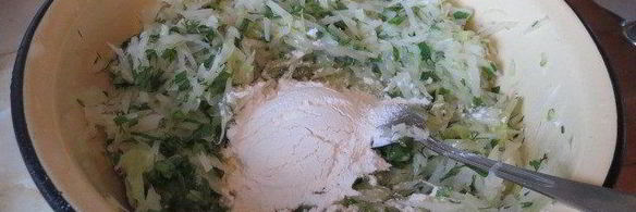 капустные оладьи