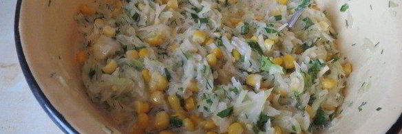 капустные оладьи